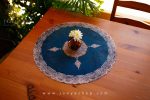 خرید رومیزی گرد مخمل