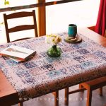 رومیزی مربع طرح اتیس با کیفیت عالی