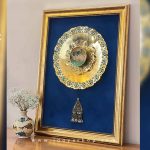 خرید دیوار کوب برنجی طرح خورشید تابان