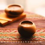 خرید جاشمعی گرد چوبی مینیمال با بهترین قیمت از جویا