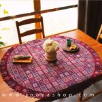 خرید رومیزی گرد طرح زندگی
