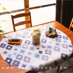 خرید و قیمت رومیزی گرد طرح هندسی