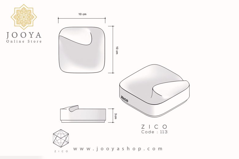 خرید زیرسیگاری بتنی مدل 113 سفید با بهترین قیمت و کیفیت در فروشگاه اینترنتی جویا