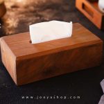 جعبه دستمال کاغذی چوبی دیار در جویا