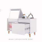 میز آرایش ساده نشسته آینه مخفی اشلی مدل TM 104