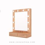 میز آرایش مدرن دیواری دور چراغ دو کشو کابان مدلTM 108