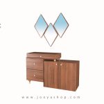 میز آرایش مدرن متحرک با آینه دیواری شارمین مدل TM 144