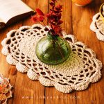 رومیزی کوچک بافتنی مدل شیفته