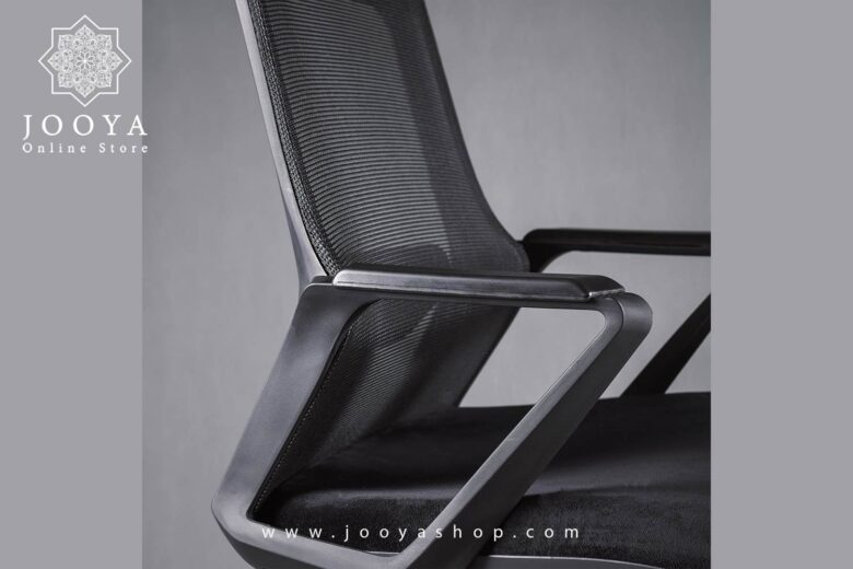 خرید صندلی کارمندی دسته دار لیو مشکی مدل i62 z