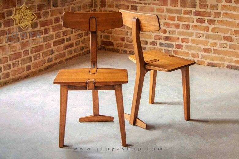 صندلی چوبی مدل سه