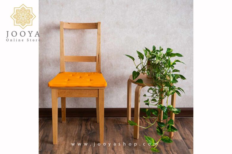 پد صندلی جاستینا رنگ نارنجی