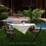 میز تارنو رنگ قهوه ای 4 نفره