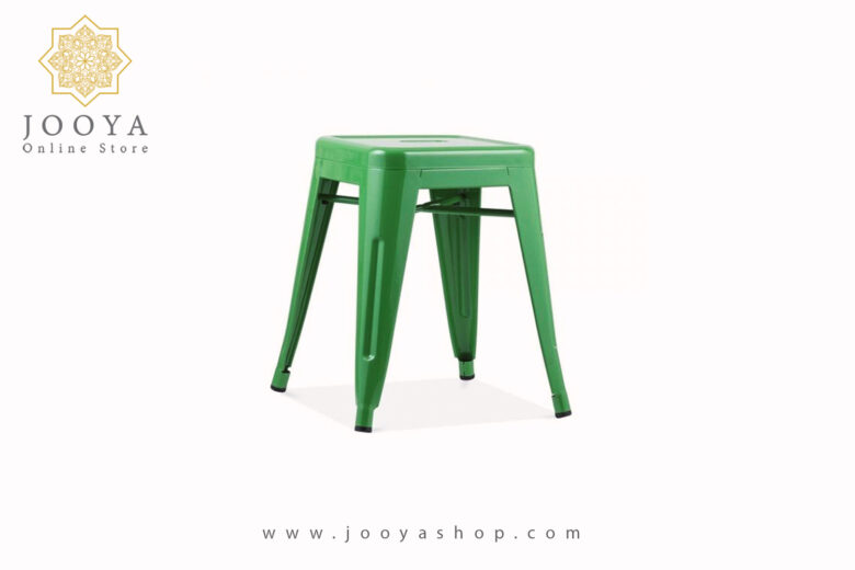چهارپایه فلزی مدل تولیکس سبز