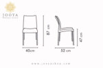 خرید صندلی بدون دسته حصیری بامبو مدل 803
