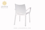 خرید صندلی دسته دار حصیری بامبو مدل 804 سفید