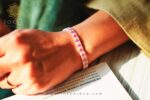 دستبند قلب صورتی