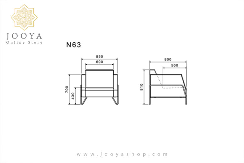 قیمت مبل کامیل مدل N63 در جویا