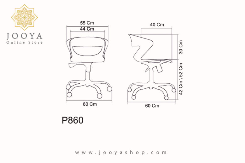 قیمت صندلی اپراتوری کیکا کد P860