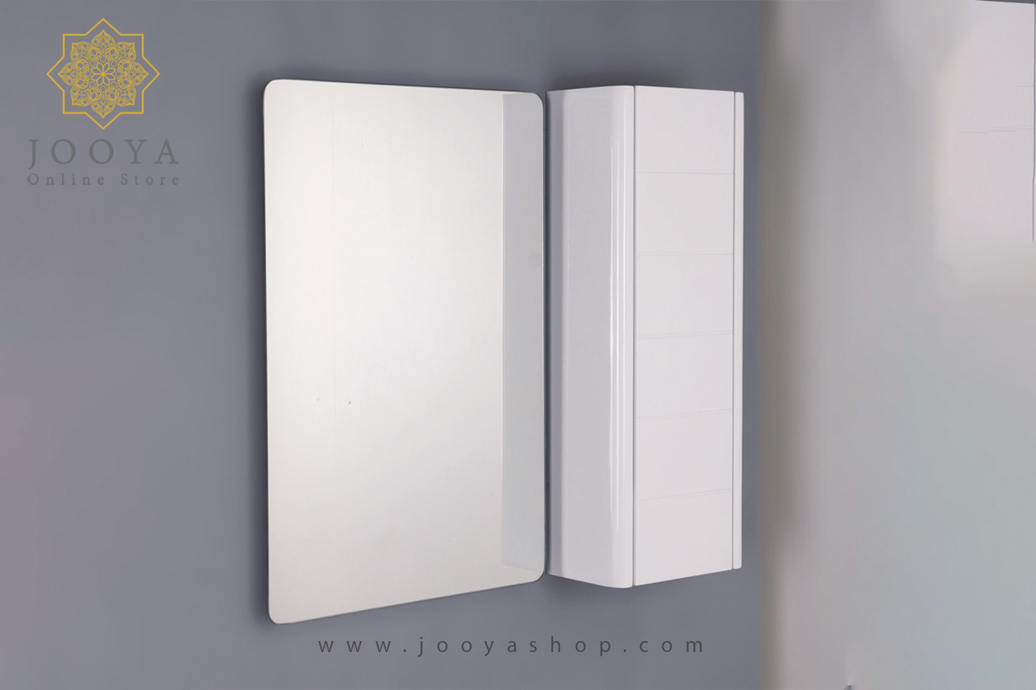 ست آینه و باکس دلفین مدل 1069-W ست آینه و باکس دلفین مدل 1069-W