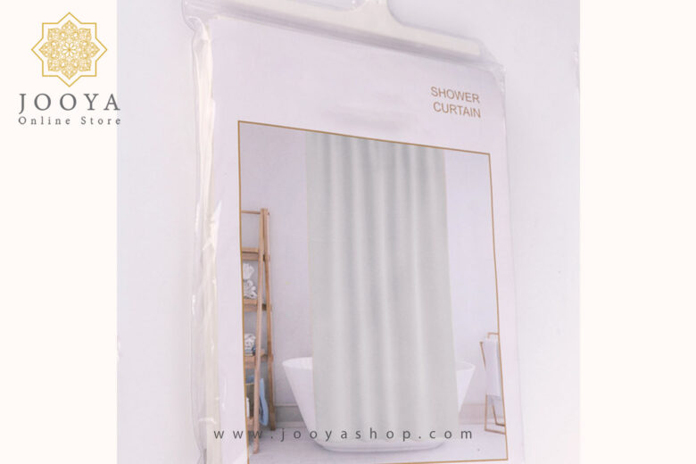خرید و قیمت پرده حمام دلفین مدل EV-3389 سایز 180x200سانتی متر در جویا