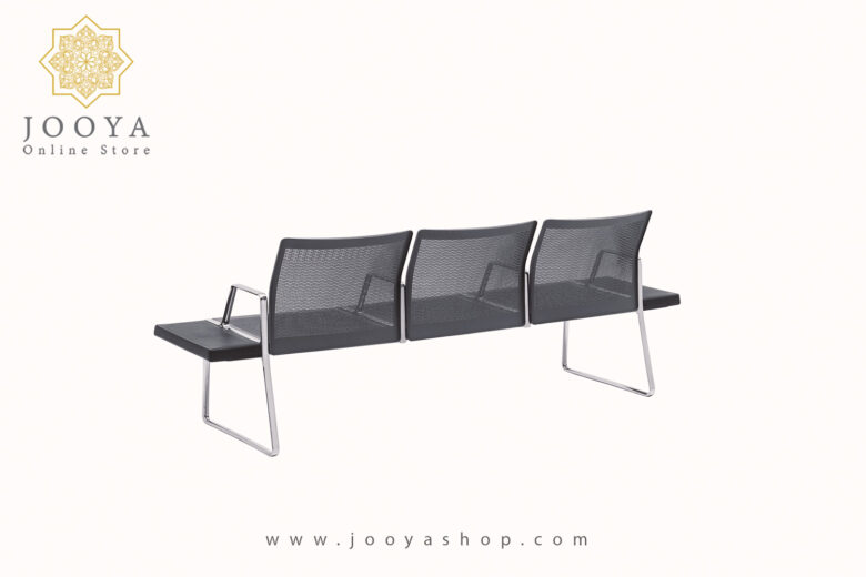 خرید نیمکت ترانزیت کف و پشت فلزی پانچ سه نفره کد N973
