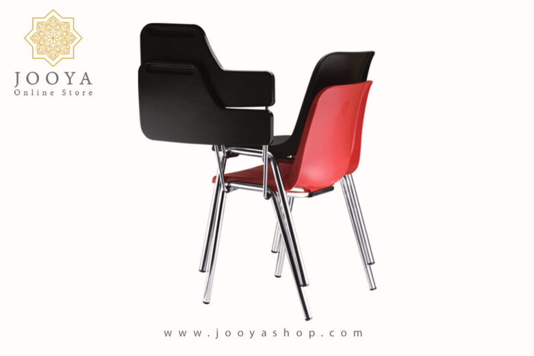 قیمت و خرید صندلی آموزشی فایبر پلاست پایه لوله ای بدون سبد کد 560 در جویا