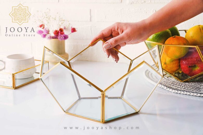 خرید و قیمت ظرف پذیرایی تاج 4 تراش خورده در جویا