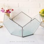 باکس پذیرایی تاج 4 طرح دار استیل