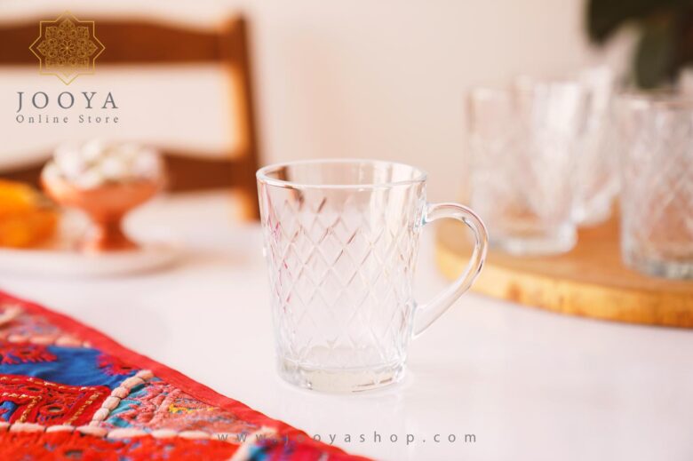 خرید لیوان دسته دار روبی ست 6 عددی پاشا باغچه