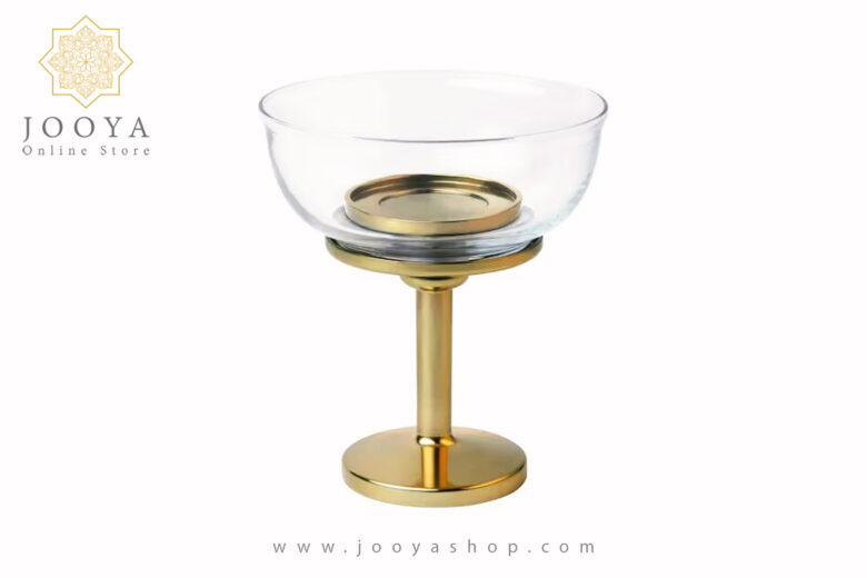 قیمت جاشمعی شیشه ای ایکیا AROMATISK ارتفاع 14 سانتی متر