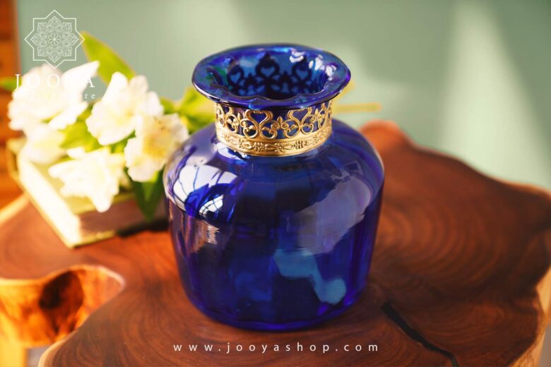 خرید گلدان مادلی آبی