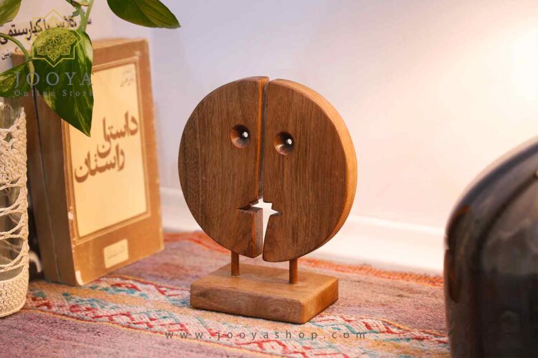 خرید مجسمه چوبی گفتگو طرح 2