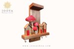 خرید جاکلیدی چوبی طرح قارچ 1