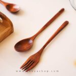 قاشق و چنگال چوبی آدلیتا