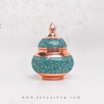 قندان فیروزه کوبی کوچک آقاجانی