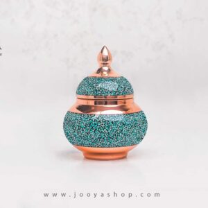 قندان فیروزه کوبی کوچک آقاجانی