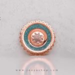 خرید بشقاب فیروزه کوبی آقاجانی قطر دهانه 21
