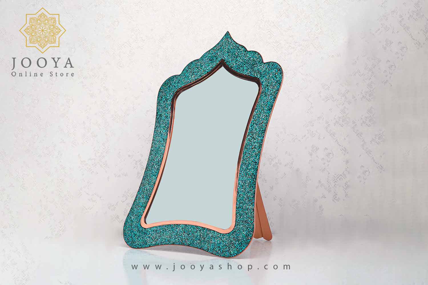 خرید و قیمت آینه فیروزه کوبی آقاجانی ارتفاع 47 خرید و قیمت آینه فیروزه کوبی آقاجانی ارتفاع 47