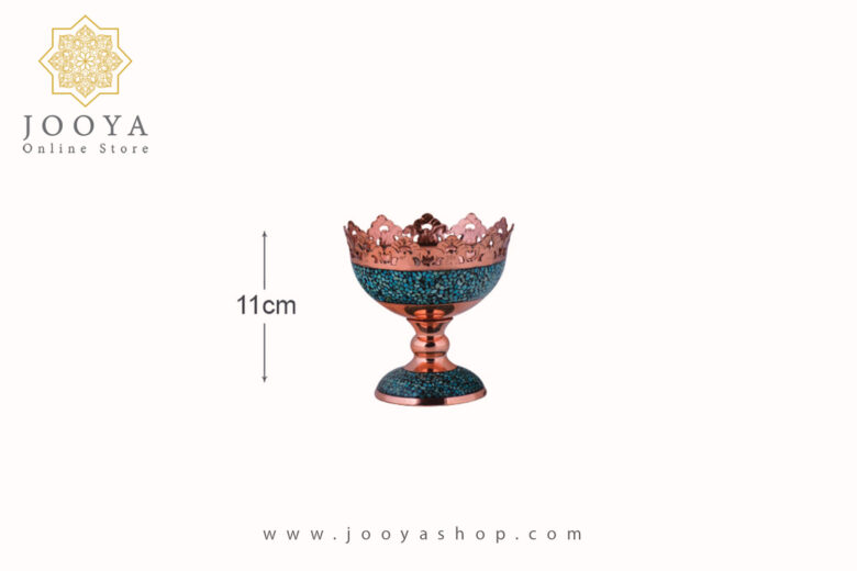 خرید آجیل خوری فیروزه کوبی آقاجانی ارتفاع11