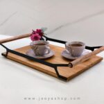 سینی چوبی دسته چوبی آنیک بزرگ