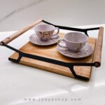 سینی دسته چوبی نایان