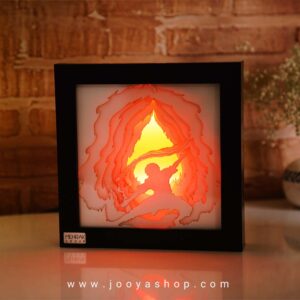 تابلو رقصنده در آتش