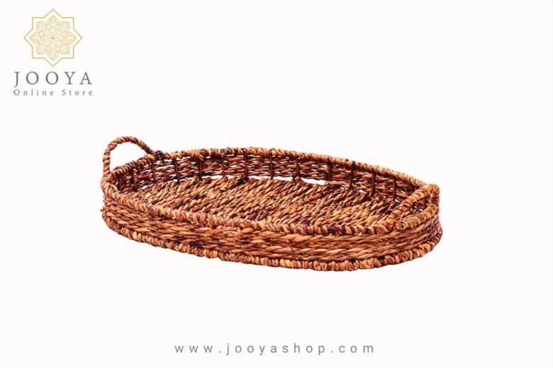 خرید سینی حصیری آریا