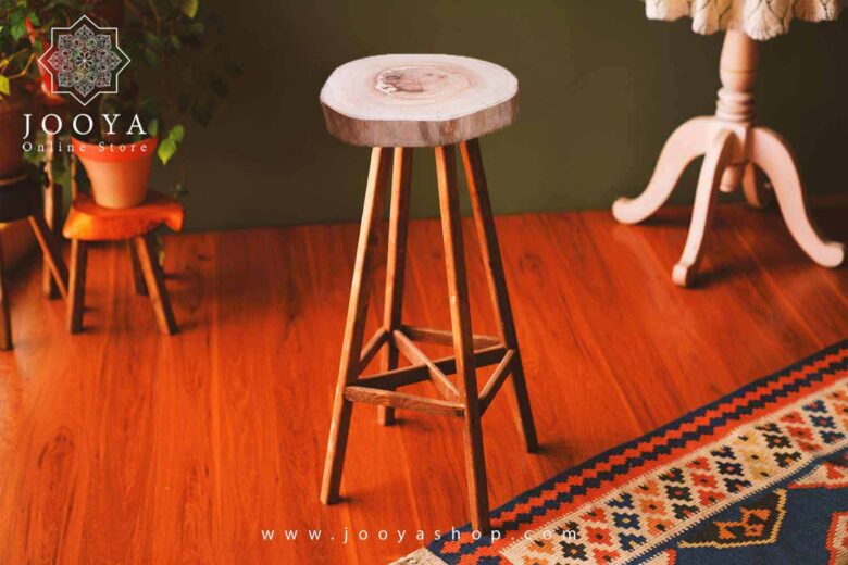 خرید و قیمت چهارپایه چوبی ناهید 70 سانت