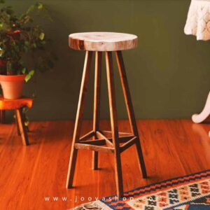 چهارپایه چوبی میترا 70 سانت