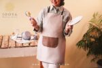 پیش بند WS COOKING کرم قهوه ای
