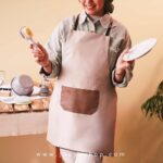 پیش بند WS COOKING کرم قهوه ای