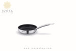 تابه نچسب سایز 20*4 استیل مات گسترو کرکماز استیل نقره ای