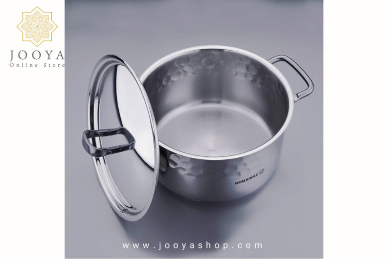 خرید و قیمت سرویس قابلمه 8 پارچه طرحدار برجسته کرکمار