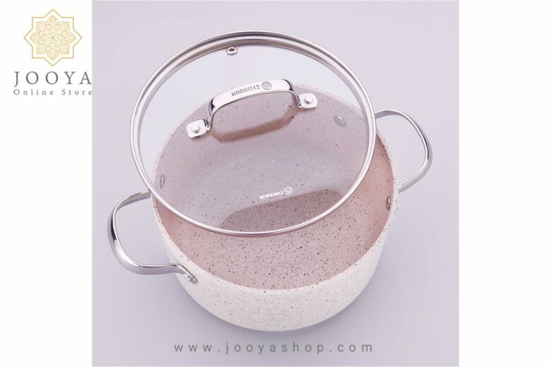 خرید و قیمت سرویس قابلمه 7 پارچه گرانیتا کرکماز بژ